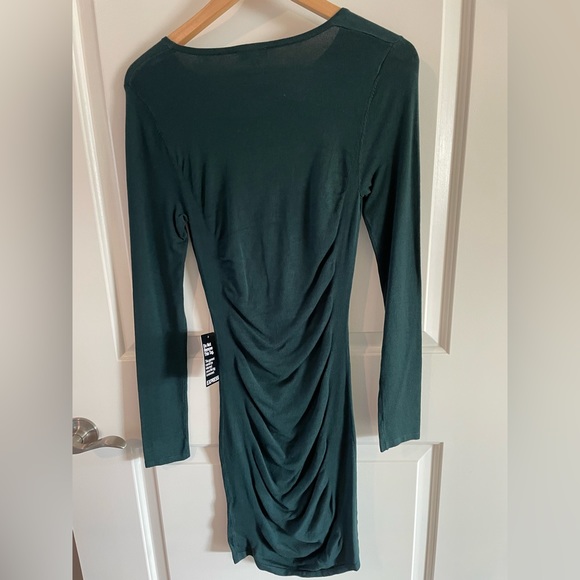 Express Green long sleeve dress - Picture 2 of 5
